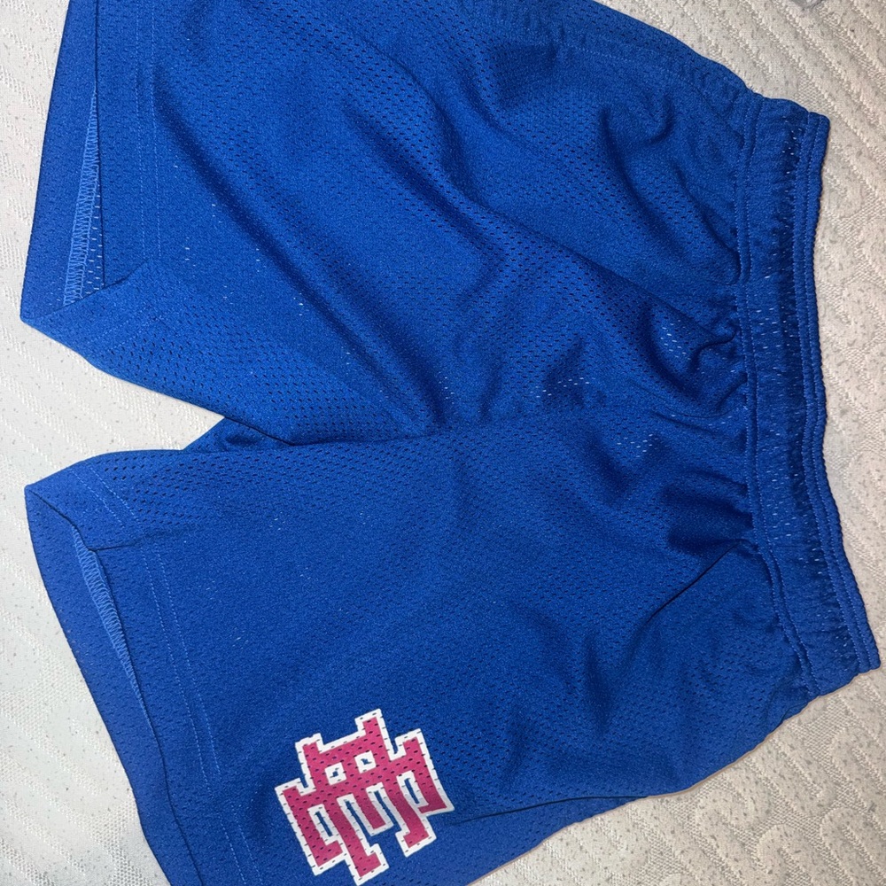 Eric Emanuel Blue Athletic Shorts with Elastic Waistband
